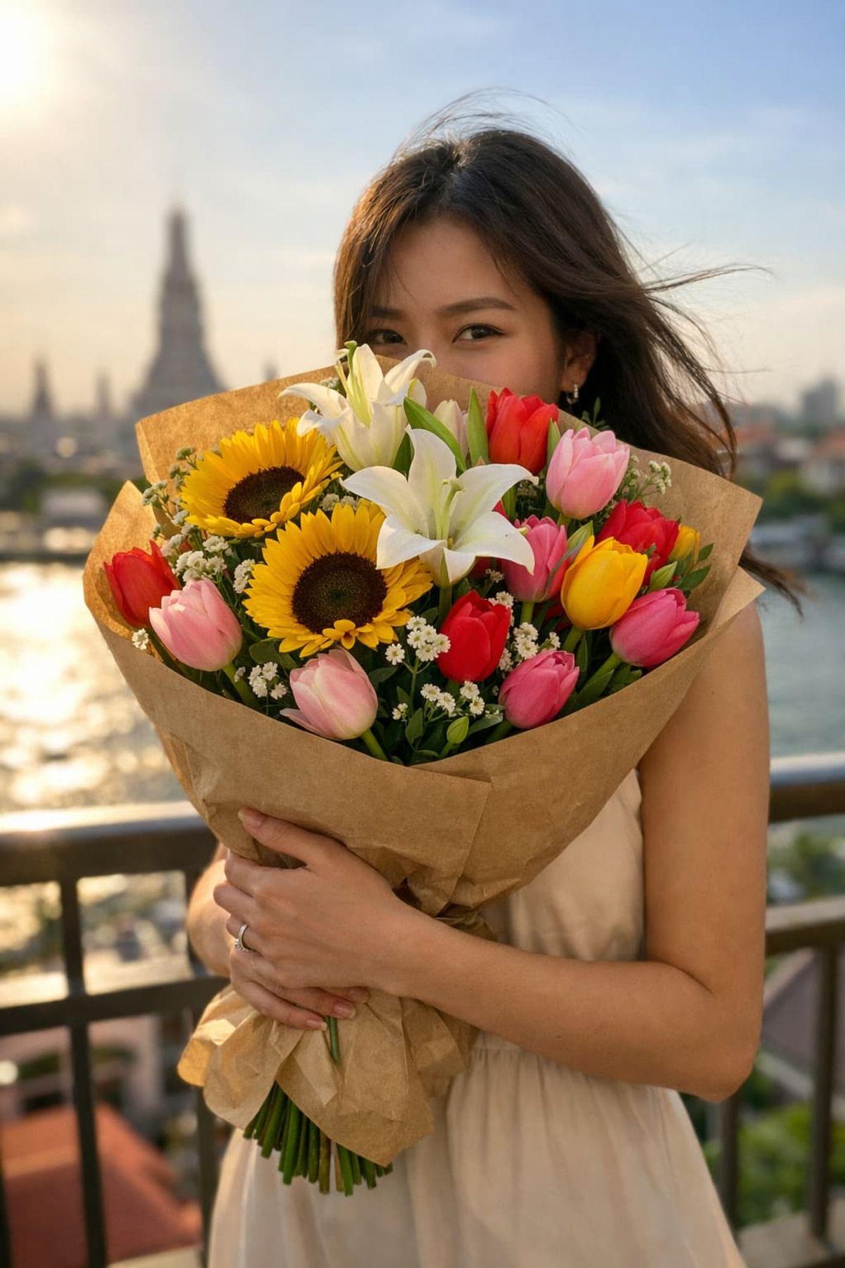 Beautiful boutique floral arrangement
