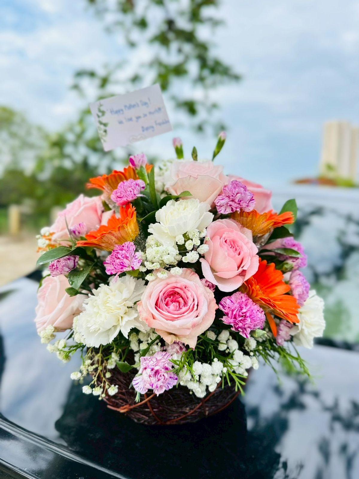 Beautiful boutique floral arrangement